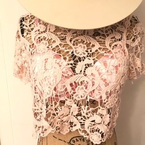 SM Forever 21 Light Pink Crop Top